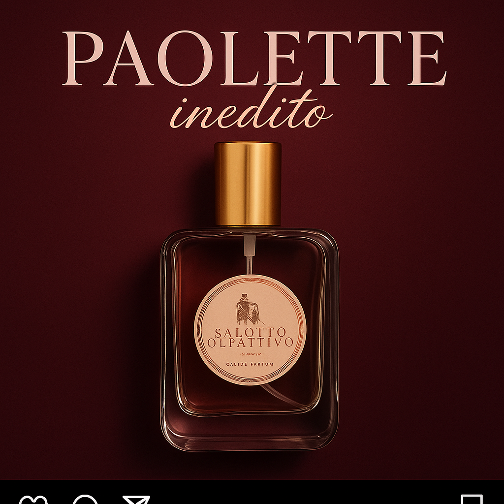 PAOLETTE inedito Salotto Olfattivo ricorda Scandal Absolu