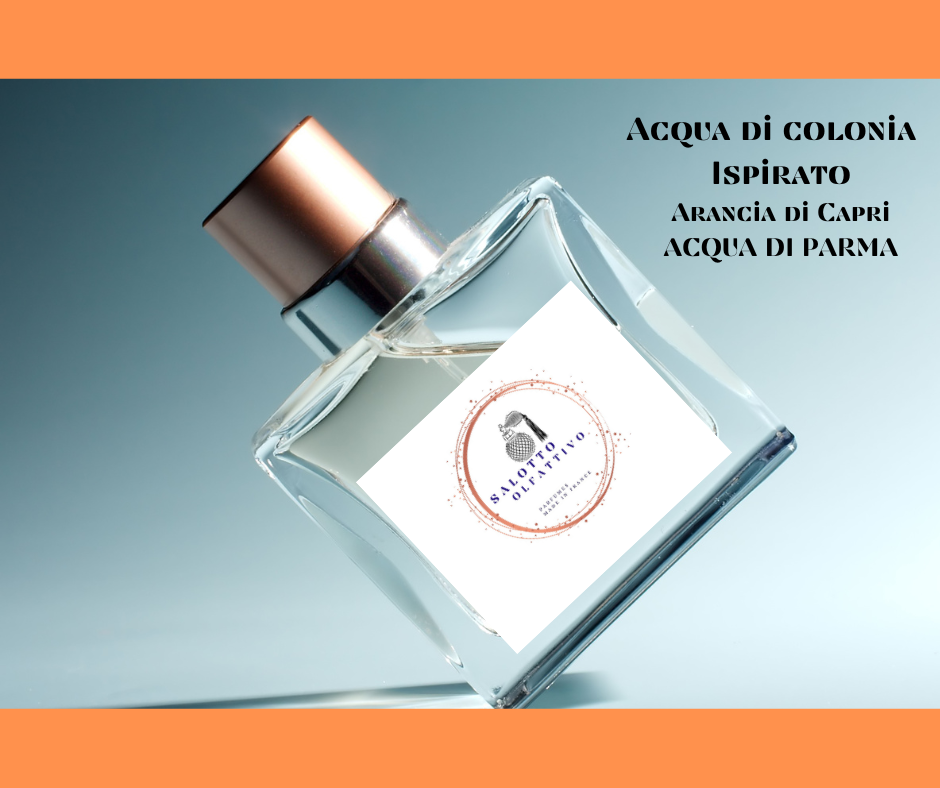 SALOTTO OLFATTIVO-Acqua di colonia ispirato  a Blu Mediterraneo Arancia di Capri di Acqua di Parma 100 ml