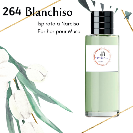 OLFACTORY LOUNGE-264 Blanchiso Inspired by Narcissus For her pour Musc