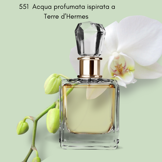 SALOTTO OLFATTIVO-ACQUA PROFUMATA ispirato a Terre d'Hermes 100 ml