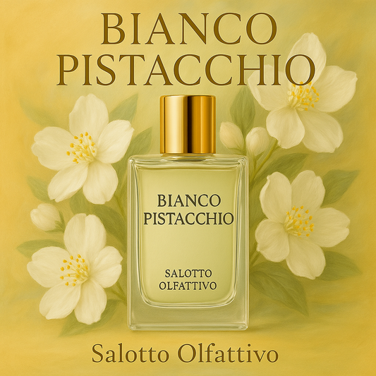 BIANCO PISTACCHIO inedito Salotto Olfattivo fragranza Gourmet da assaporare