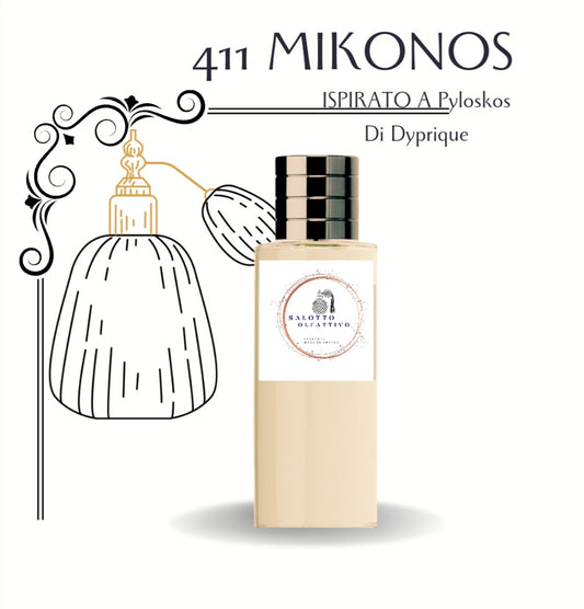 OLFACTORY LOUNGE-411 MIKONOS Inspired by PHILOSYKOS by Diptyque 